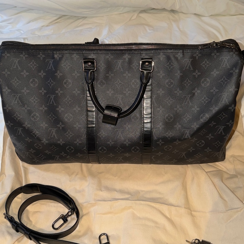 Louis Vuitton Monogram Eclipse Keepall 55 - image 4